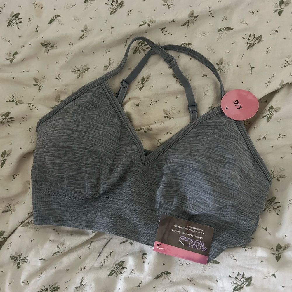 grey sports bra *NWT*